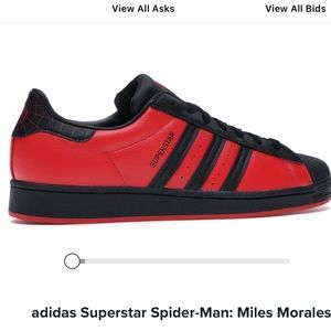Adidas super star miles morales: marvel spider man